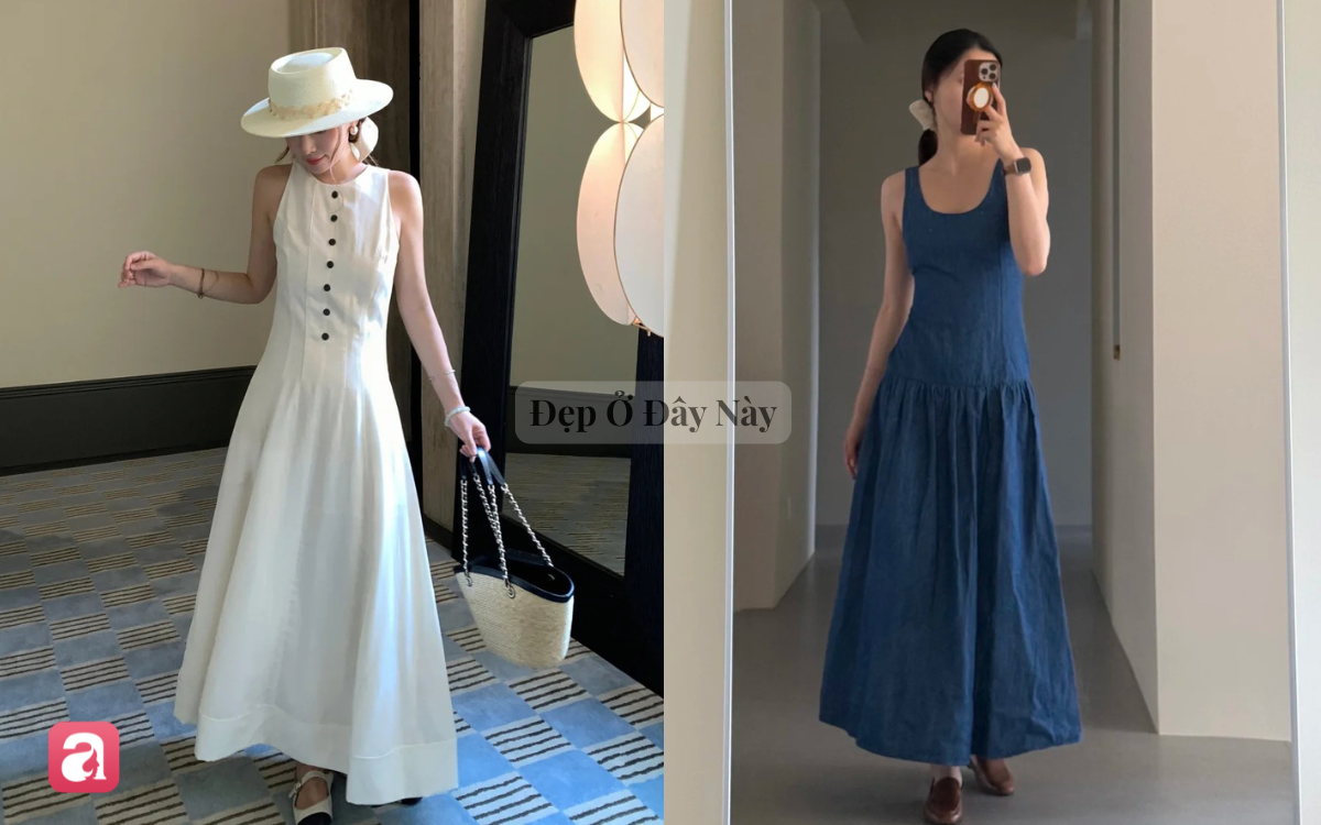 Chiếc đầm vừa sang chuẩn "old money" vừa che bụng b&eacute;o cực đỉnh cho chị em ngo&agrave;i 30 tuổi - Ảnh 2.