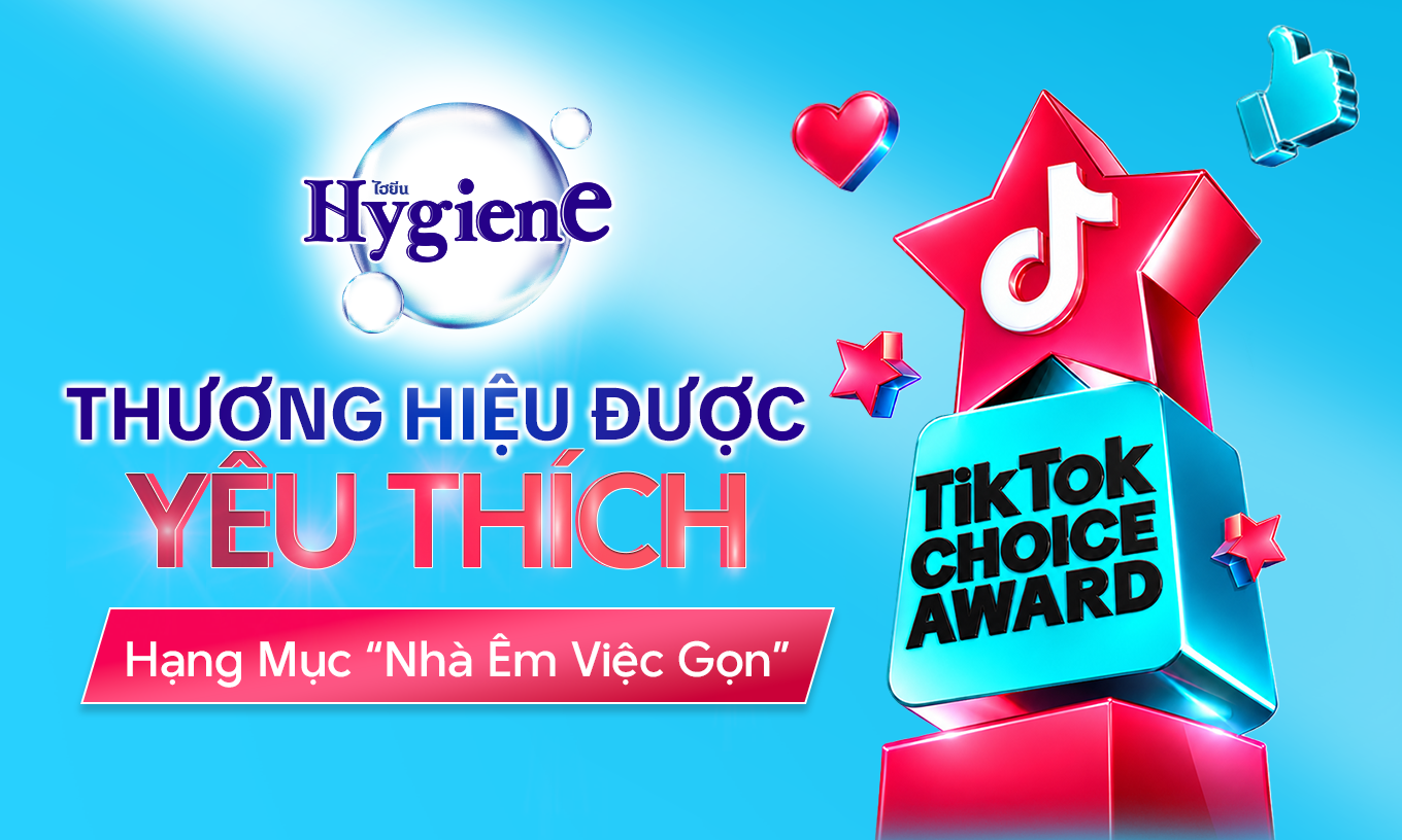 Hygiene Vietnam thắng lớn tại TikTok Choice Awards: Lời khẳng định từ niềm tin của người tiêu dùng - Ảnh 1.