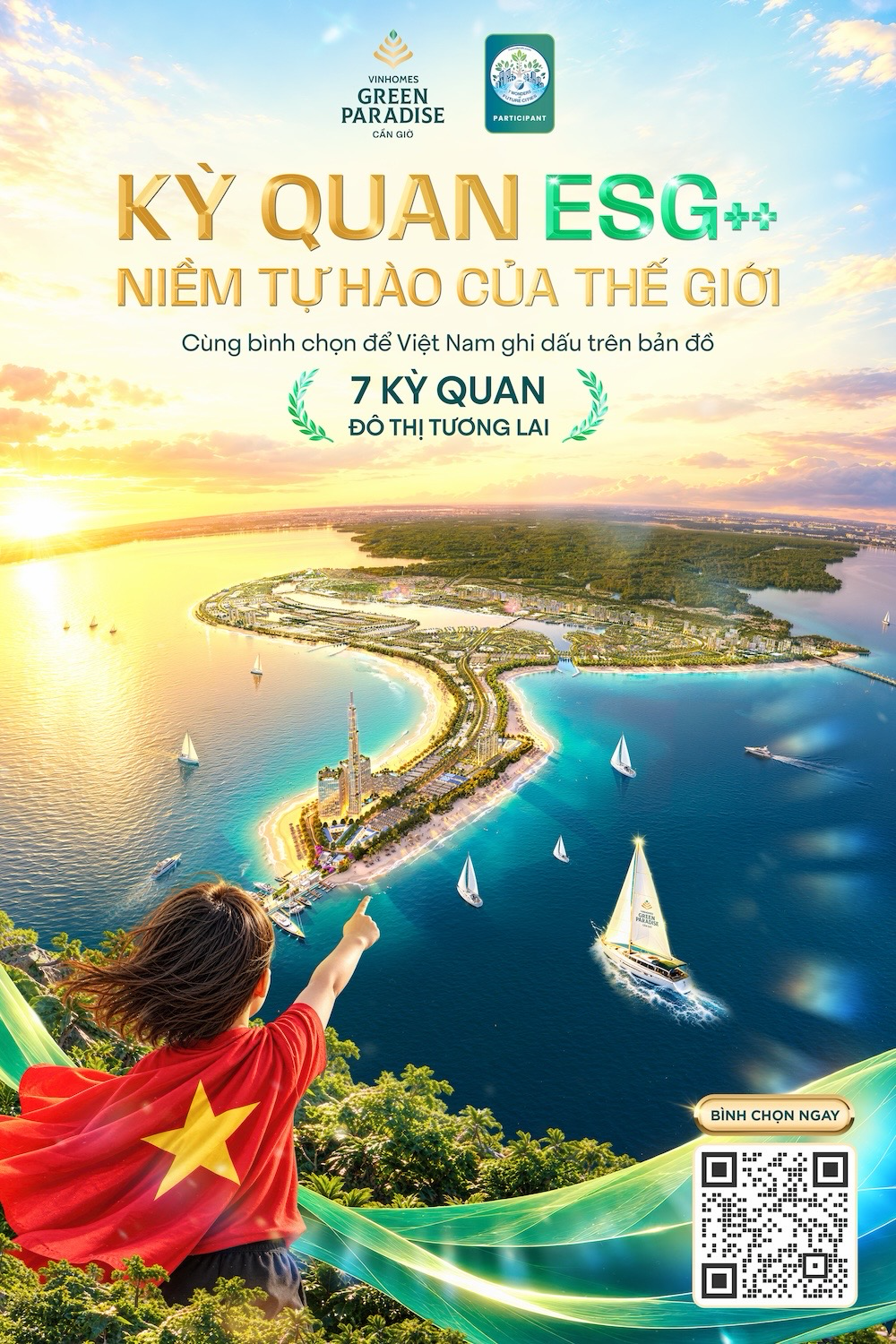 Vinhomes Green Paradise ch&iacute;nh thức bước v&agrave;o v&ograve;ng b&igrave;nh chọn to&agrave;n cầu &ldquo;7 kỳ quan đ&ocirc; thị tương lai&rdquo;- Ảnh 1.