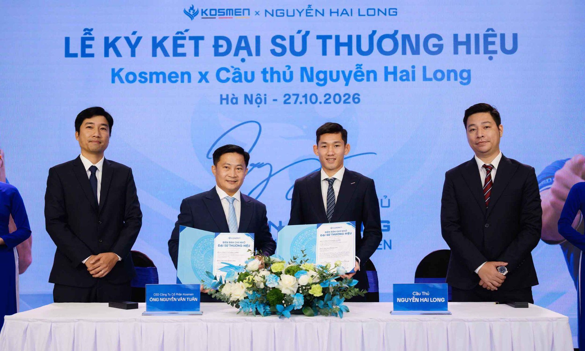 Kosmen c&ocirc;ng bố cầu thủ Hai Long trở th&agrave;nh đại sứ thương hiệu- Ảnh 3.