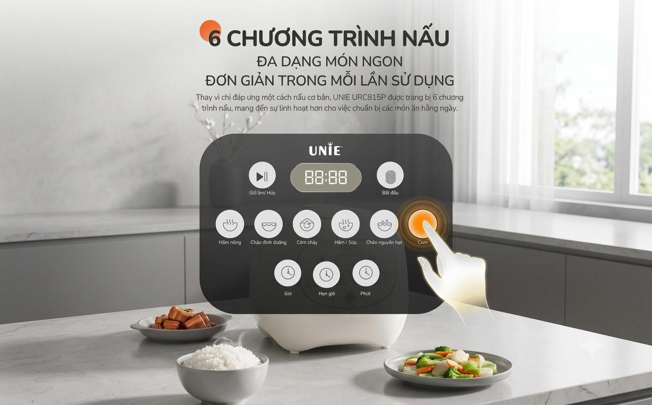 B&iacute; quyết giữ cơm ngon trọn vị suốt 24 giờ nhờ l&ograve;ng gốm Ceramic l&agrave;nh t&iacute;nh từ Unie- Ảnh 4.
