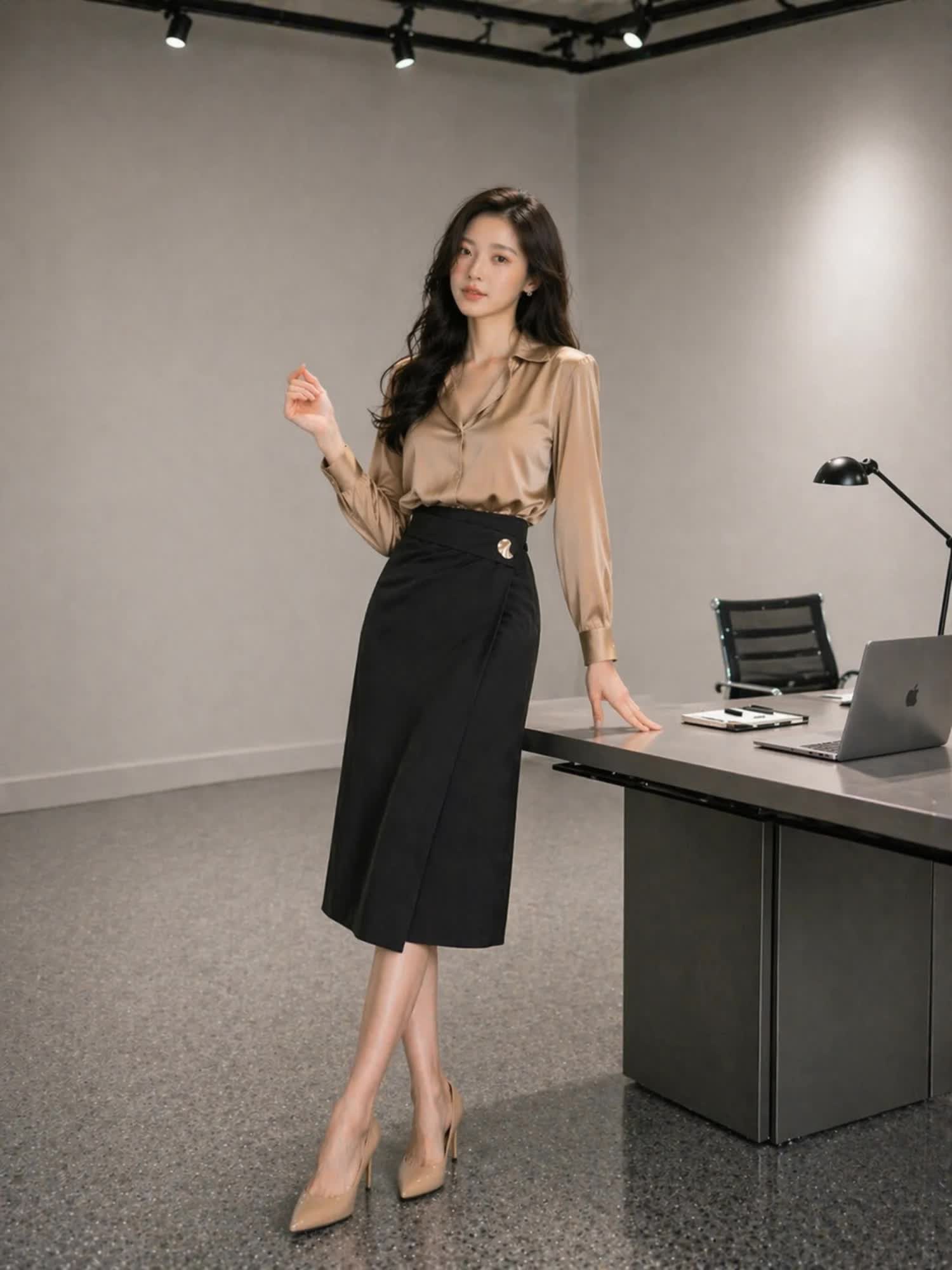 V&igrave; sao sơ mi lụa l&agrave; item vừa sang vừa trẻ được nhiều chị em c&ocirc;ng sở ngo&agrave;i 30 tuổi y&ecirc;u th&iacute;ch?- Ảnh 7.