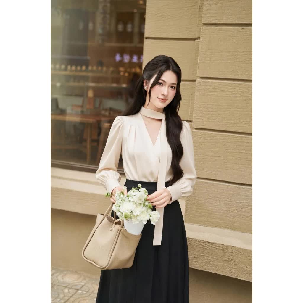 V&igrave; sao sơ mi lụa l&agrave; item vừa sang vừa trẻ được nhiều chị em c&ocirc;ng sở ngo&agrave;i 30 tuổi y&ecirc;u th&iacute;ch?- Ảnh 8.