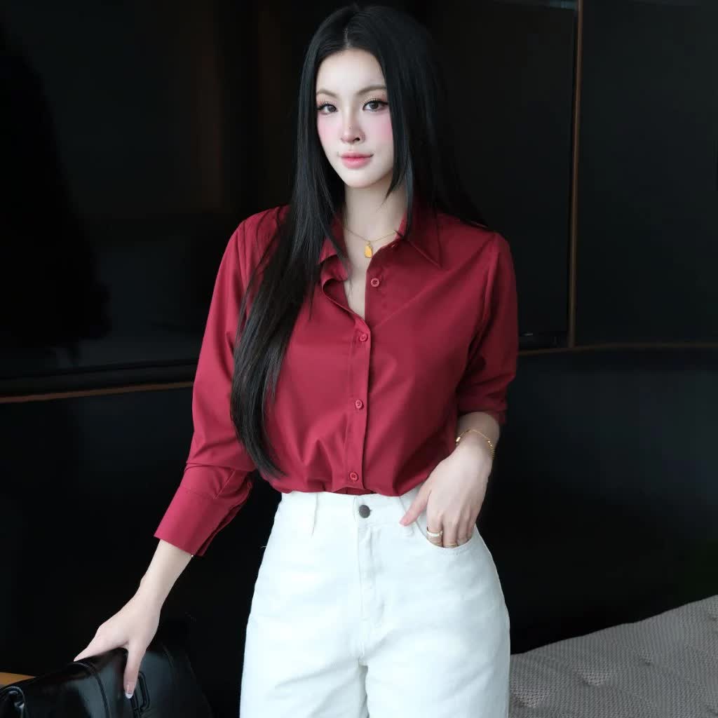 V&igrave; sao sơ mi lụa l&agrave; item vừa sang vừa trẻ được nhiều chị em c&ocirc;ng sở ngo&agrave;i 30 tuổi y&ecirc;u th&iacute;ch?- Ảnh 10.