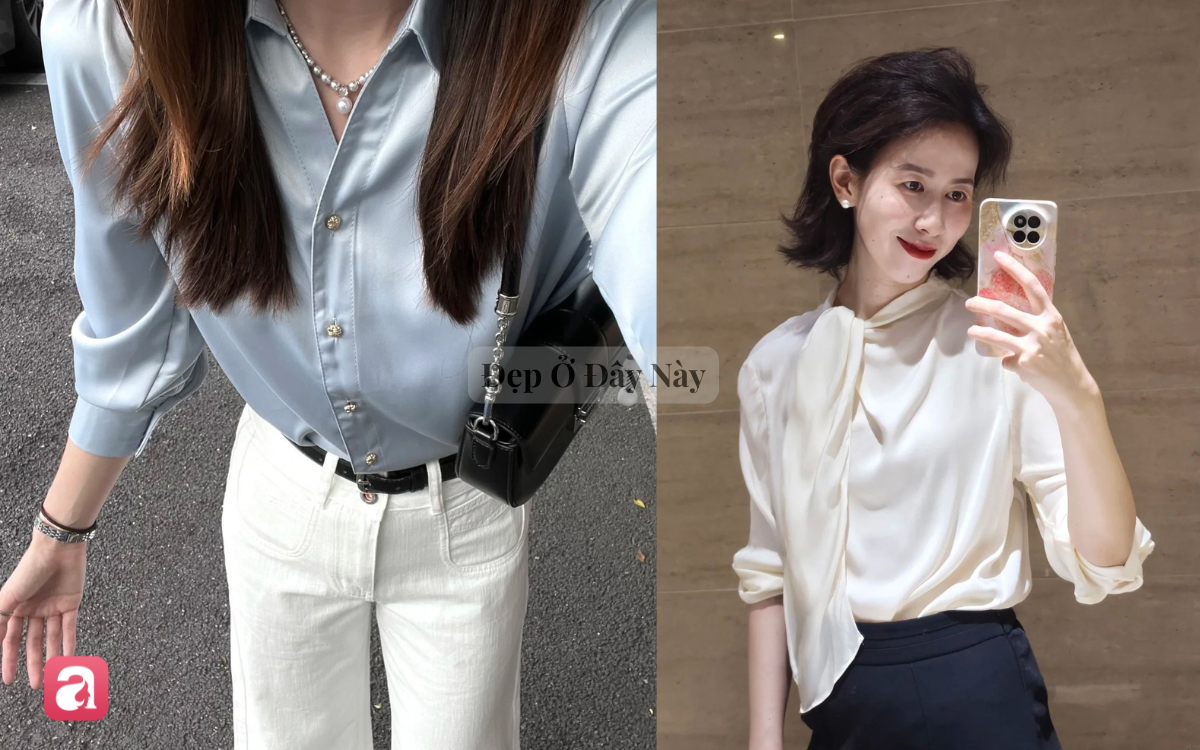 V&igrave; sao sơ mi lụa l&agrave; item vừa sang vừa trẻ được nhiều chị em c&ocirc;ng sở ngo&agrave;i 30 tuổi y&ecirc;u th&iacute;ch?- Ảnh 3.