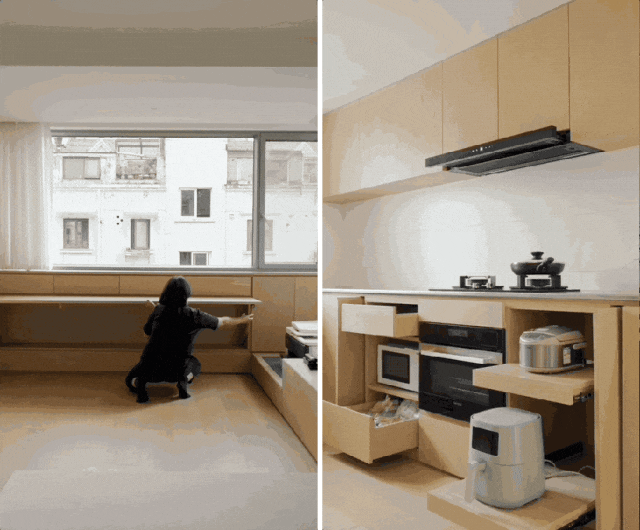 40 tuổi, nữ kiến trúc sư cải tạo căn hộ 170m² chỉ để phục vụ một người: Nhìn bên trong mới hiểu vì sao cô nói "sống một mình rất tuyệt" - Ảnh 4.
