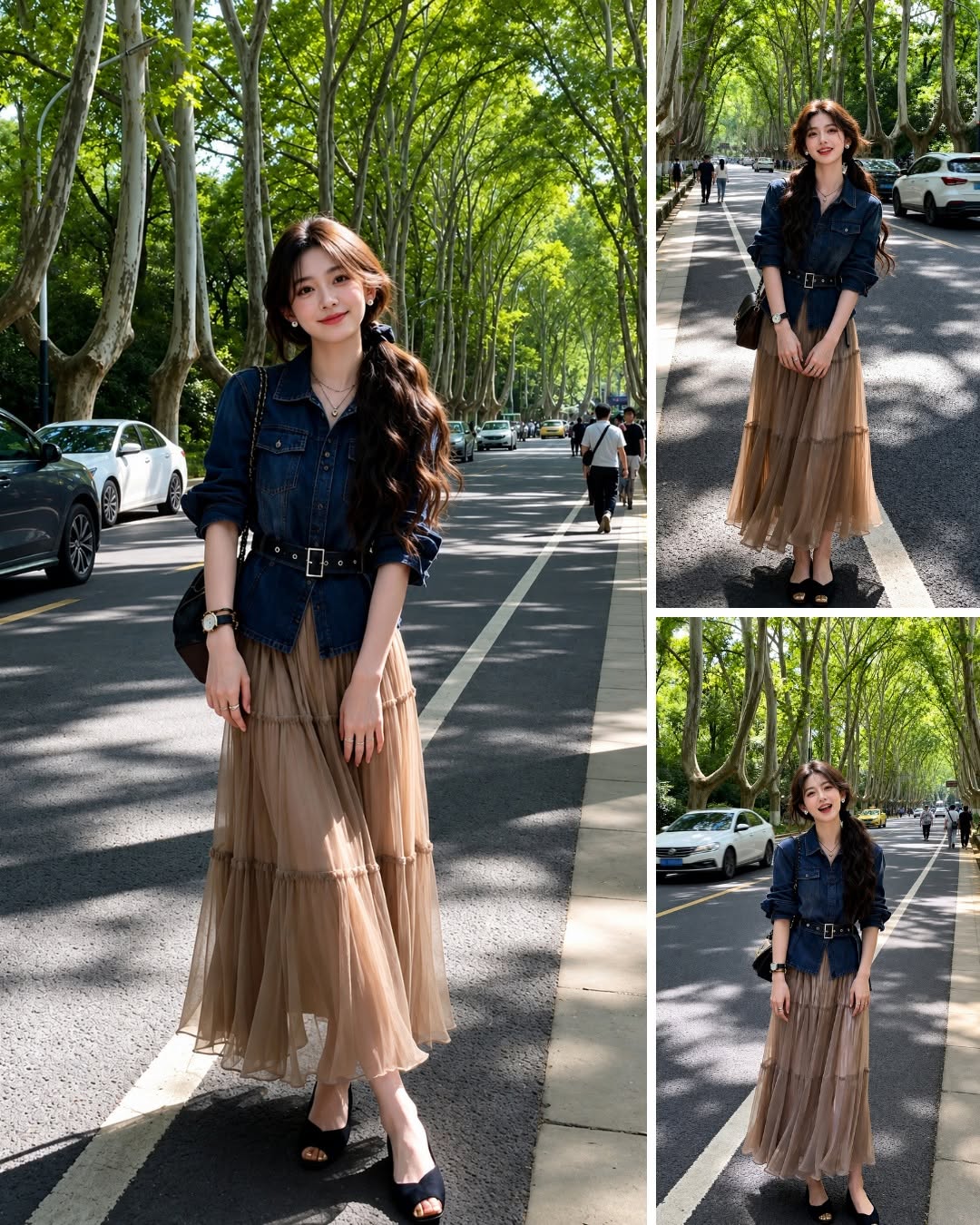 Áo khoác mỏng + váy dài thướt tha: Combo nàng nào cũng muốn diện khi gió mùa về- Ảnh 9.