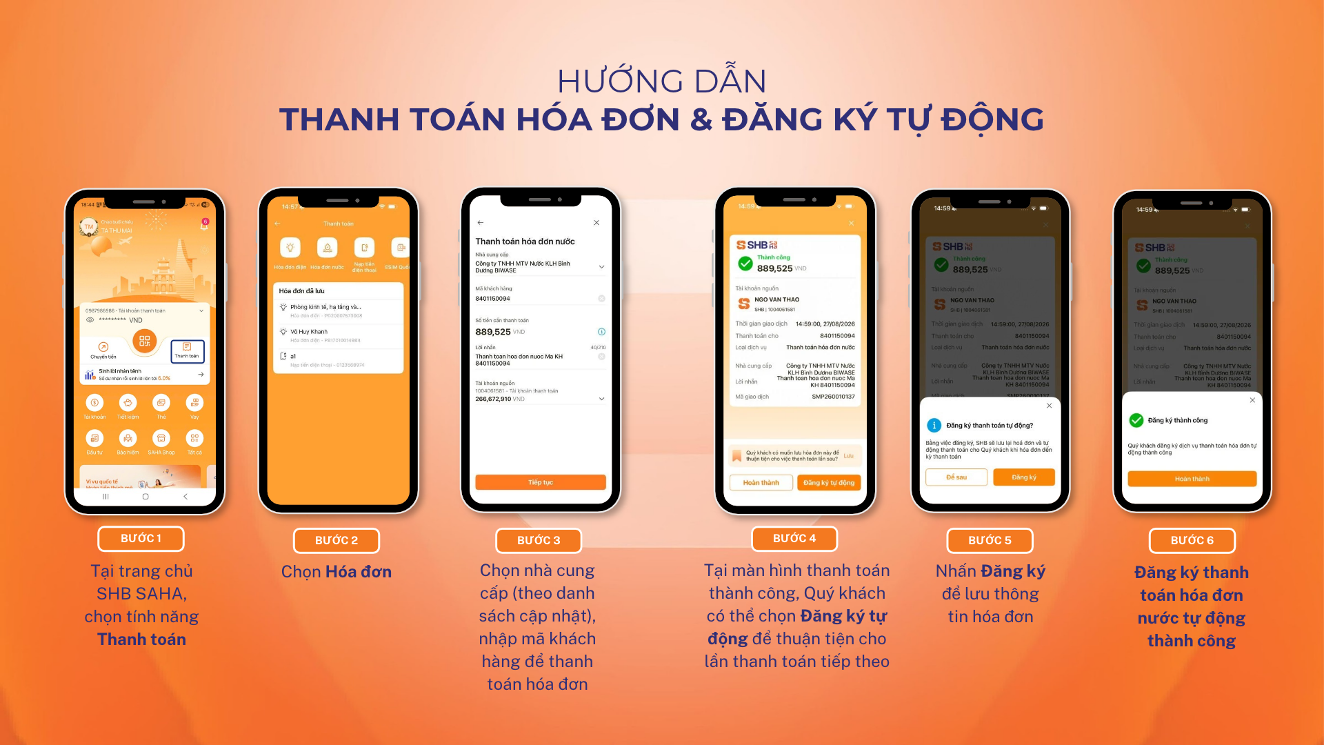 Hoàn tiền đến 200.000 đồng khi thanh toán hóa đơn tự động trên SHB SAHA- Ảnh 1.