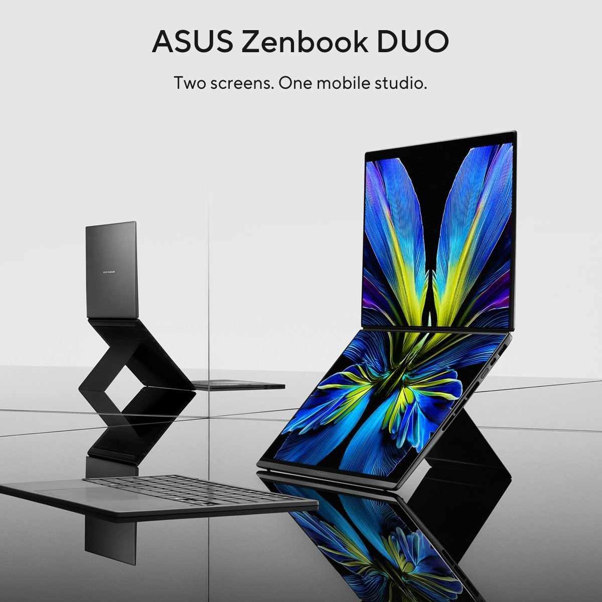 Kh&ocirc;ng cần b&agrave;n l&agrave;m việc cố định, ASUS Zenbook DUO 2026 vẫn dựng được cả workspace- Ảnh 4.