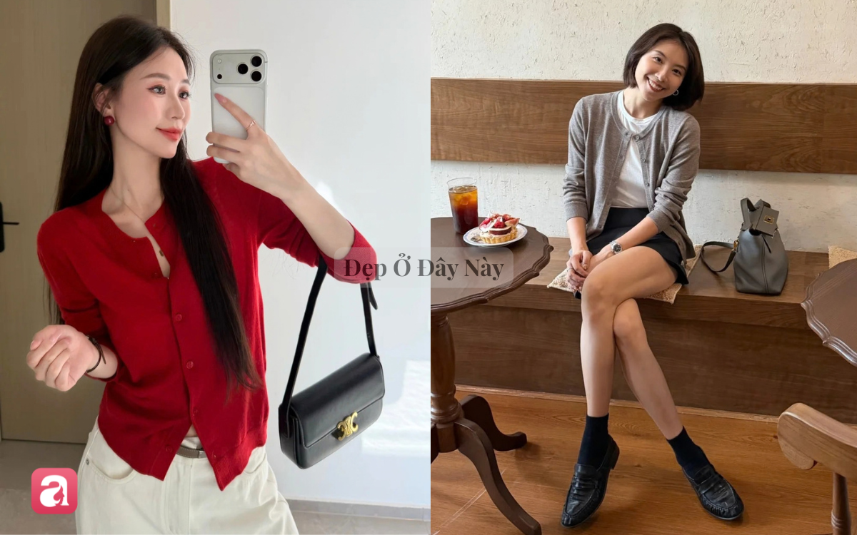 M&ugrave;a Thu diện cardigan mỏng l&agrave; đẹp nhất: Vừa dễ l&ecirc;n đồ c&ograve;n t&ocirc;n d&aacute;ng cực xinh- Ảnh 1.