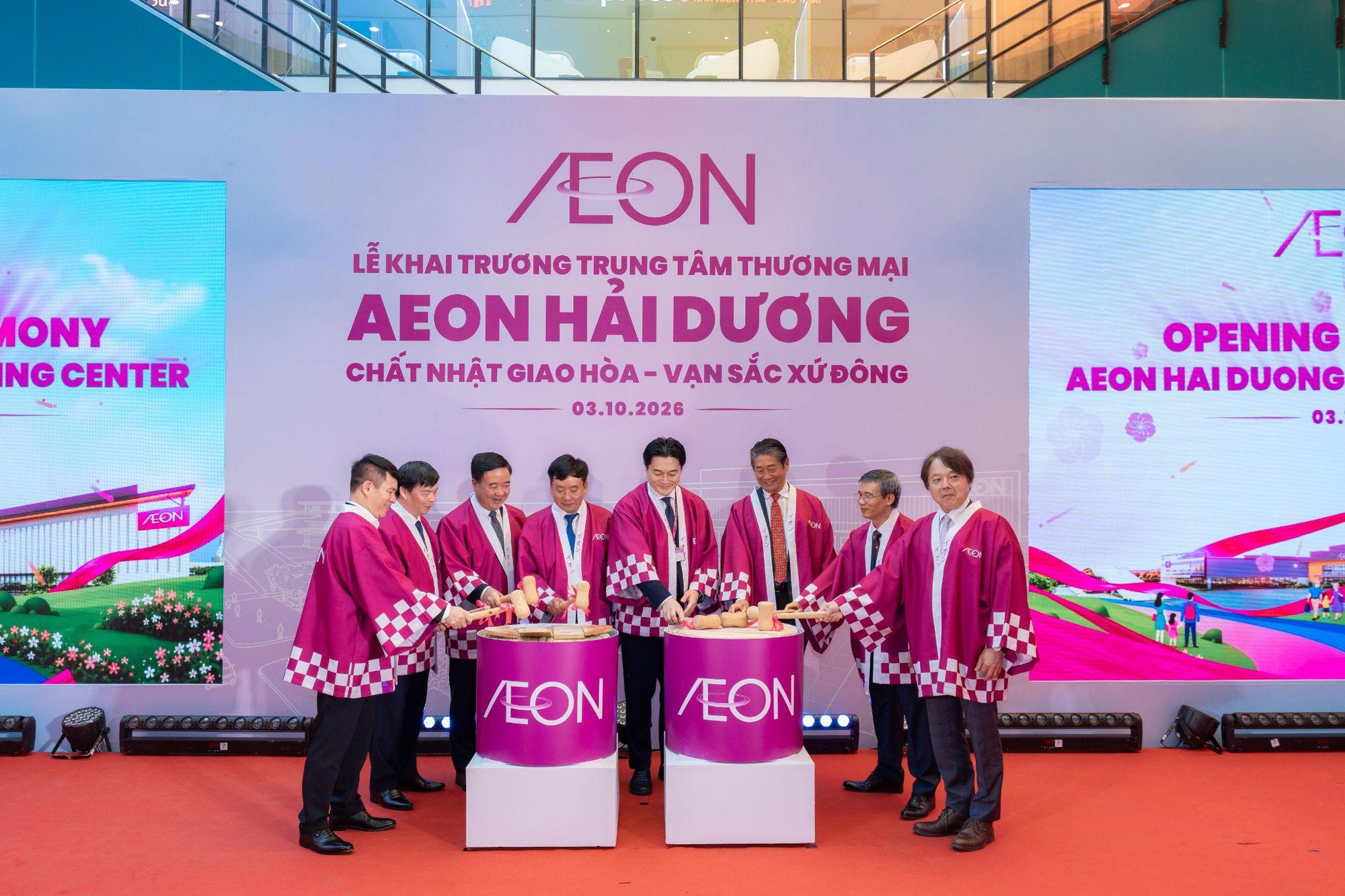 Lễ khai trương TTTM AEON Hải Dương: Mở ra không gian trải nghiệm chuẩn Nhật Bản- Ảnh 1.