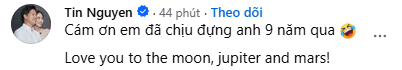 Đặng Thu Thảo đăng ảnh kỷ niệm 9 năm hôn nhân, ông xã Trung Tín liền bình luận một câu - Ảnh 5.