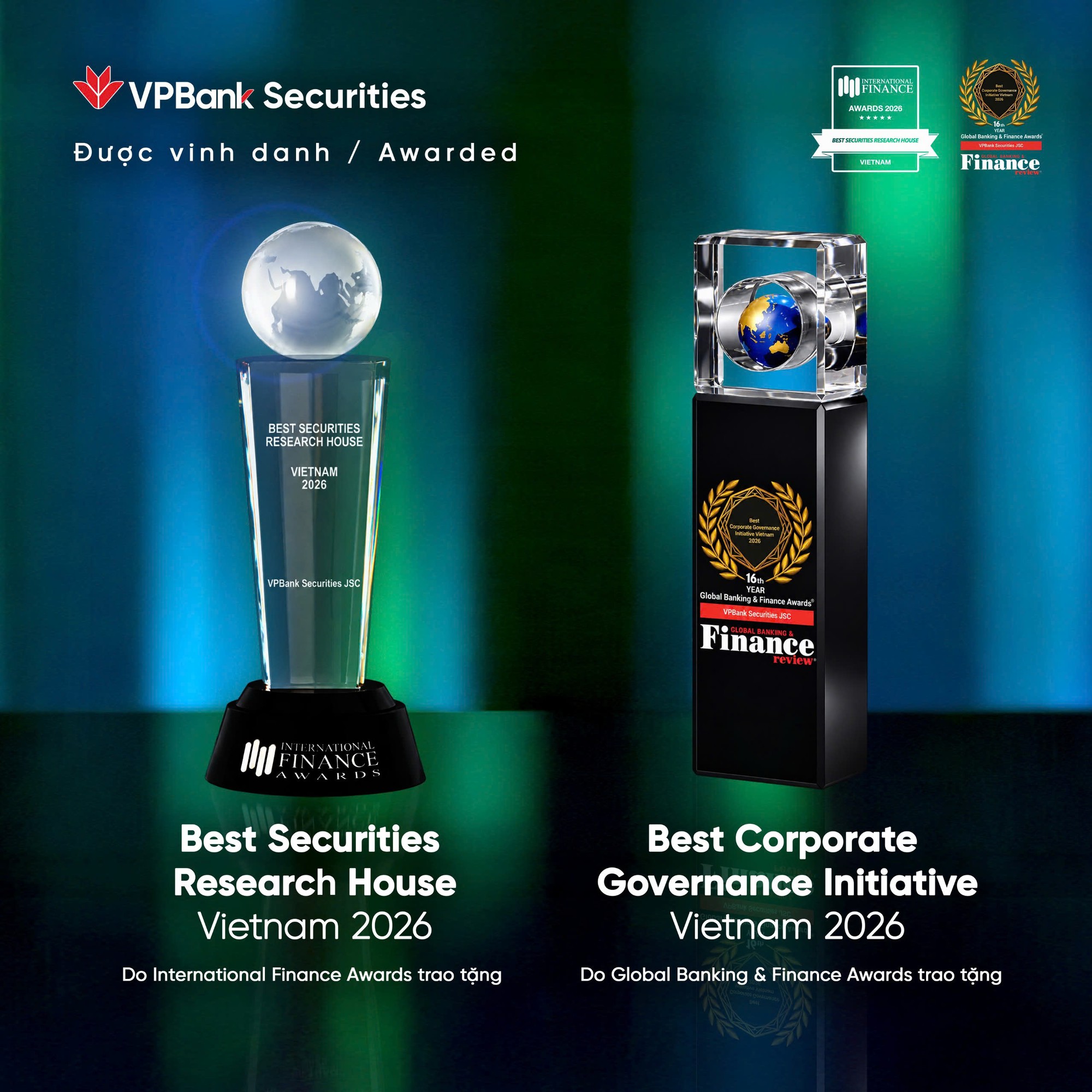&rlm;VPBankS nhận &ldquo;c&uacute; đ&uacute;p&rdquo; giải thưởng quốc tế về ph&acirc;n t&iacute;ch v&agrave; quản trị&rlm; - Ảnh 1.
