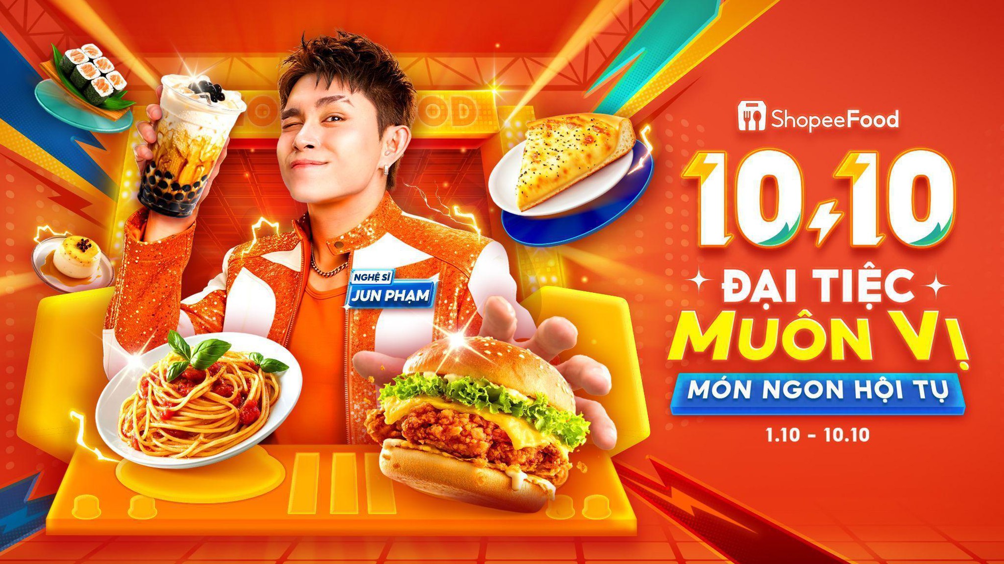Cuối tuần ăn gì? Ghé “đại tiệc muôn vị” ShopeeFood 10.10, món ngon nào cũng có - Ảnh 1.