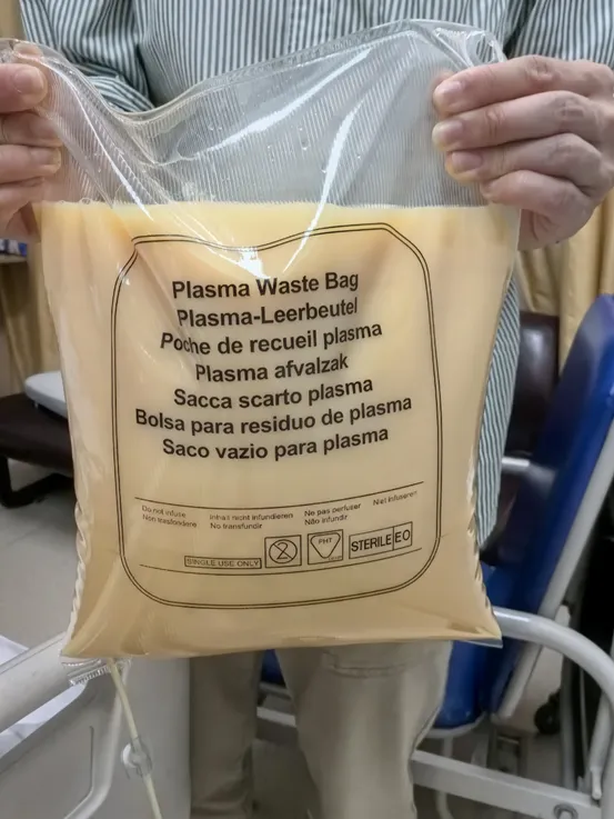 Người đ&agrave;n &ocirc;ng 40 tuổi đau bụng dữ dội, v&agrave;o viện lọc ra 3.600ml huyết tương &ldquo;trắng đục như sữa&rdquo;- Ảnh 1.