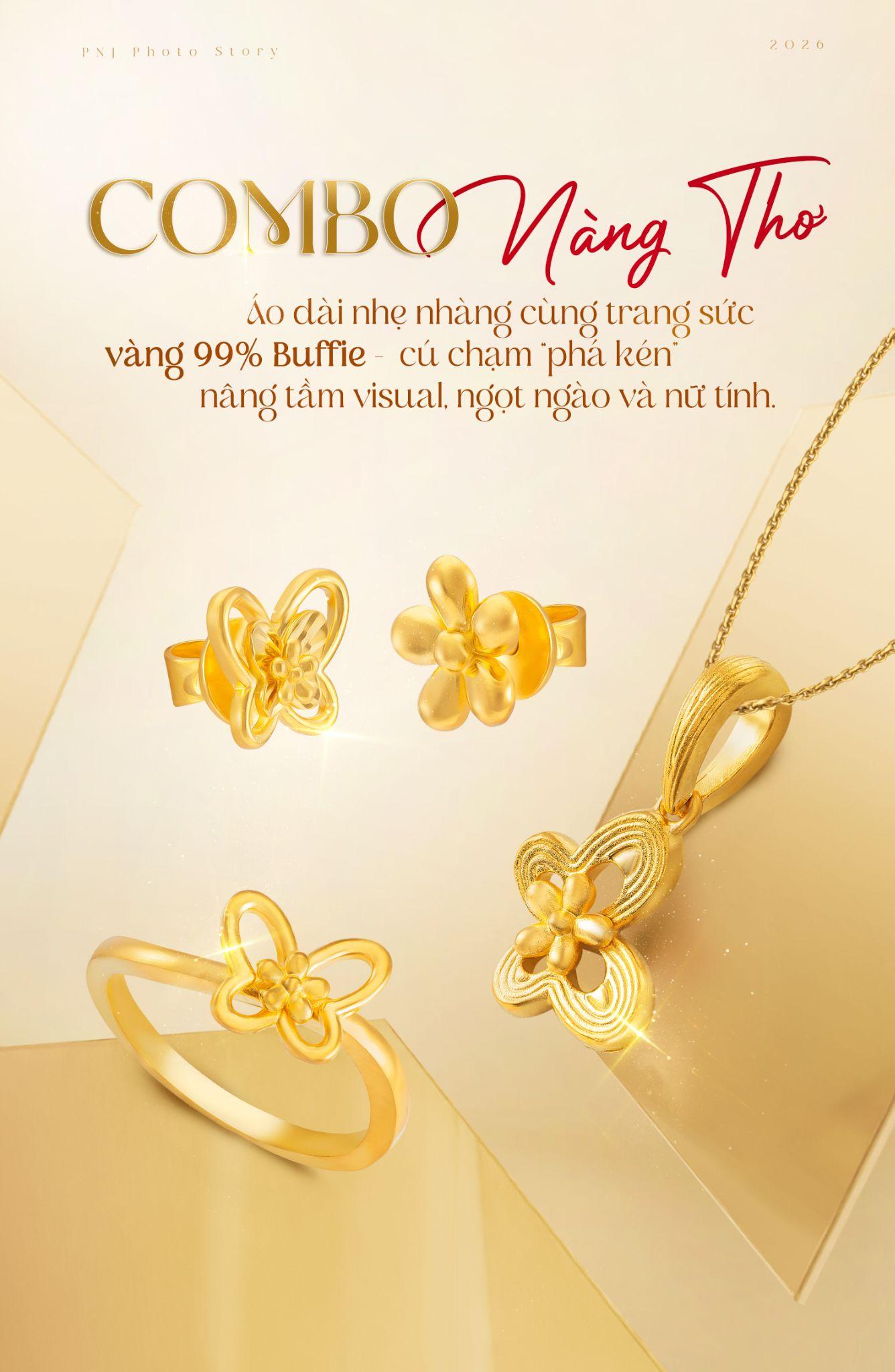 Tết 2026: &ldquo;L&ecirc;n đồ&rdquo; chuẩn vibe ph&uacute; b&agrave; thời thượng hay n&agrave;ng thơ dịu d&agrave;ng c&ugrave;ng trang sức v&agrave;ng? - Ảnh 2.