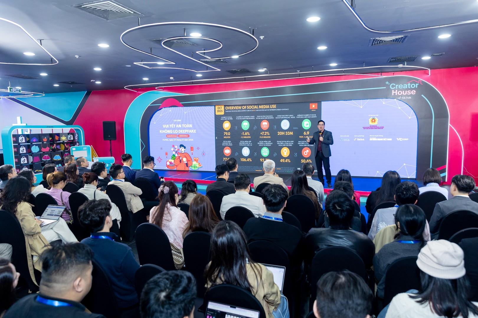 &ldquo;Vui Tết an to&agrave;n - kh&ocirc;ng lo Deepfake&rdquo;: Chung tay đẩy l&ugrave;i lừa đảo trực tuyến- Ảnh 1.