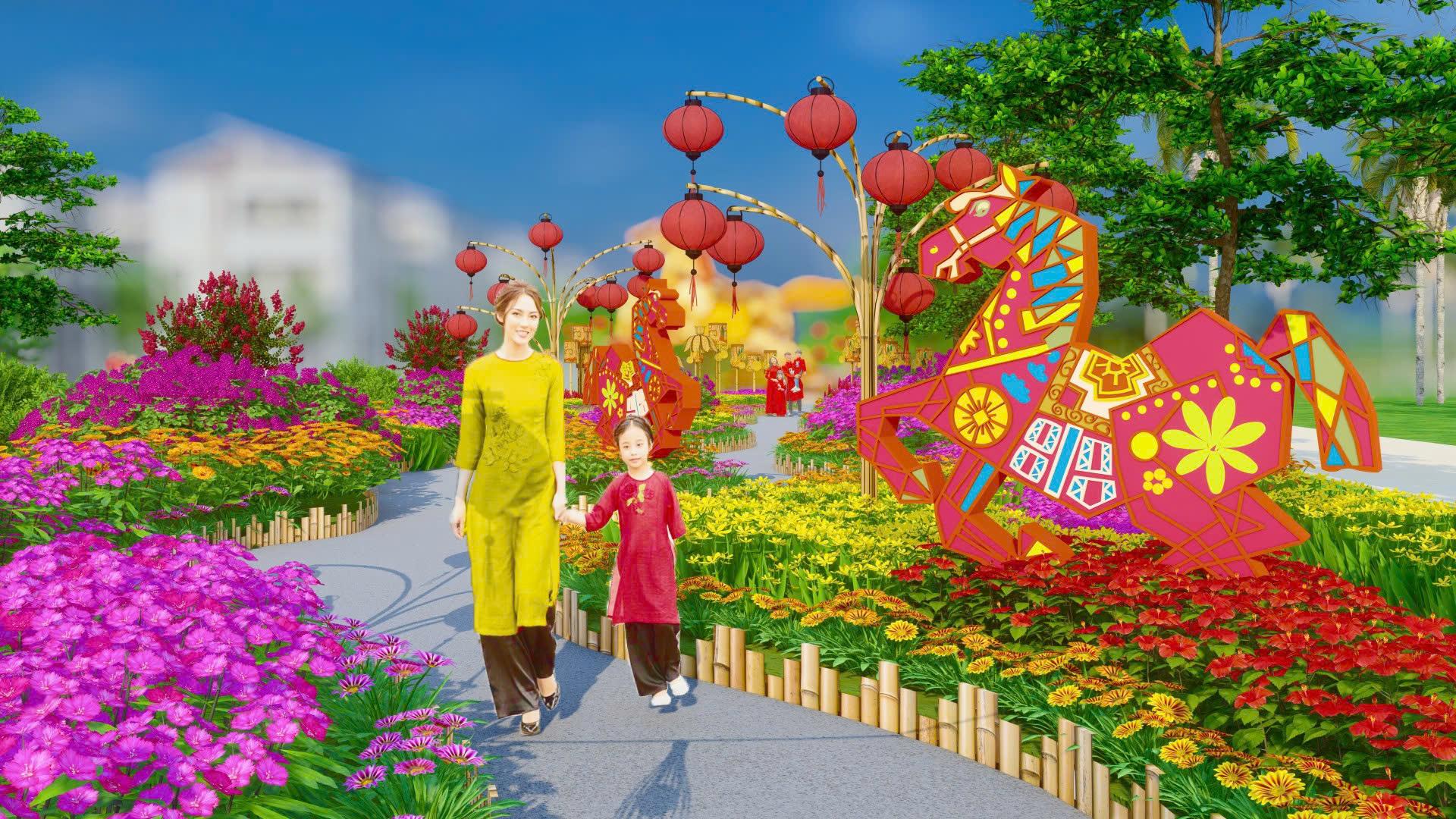 Linh vật Ph&uacute;c M&atilde; cao 7 m&eacute;t tại đường hoa Home Hanoi Xuan 2026- Ảnh 6.