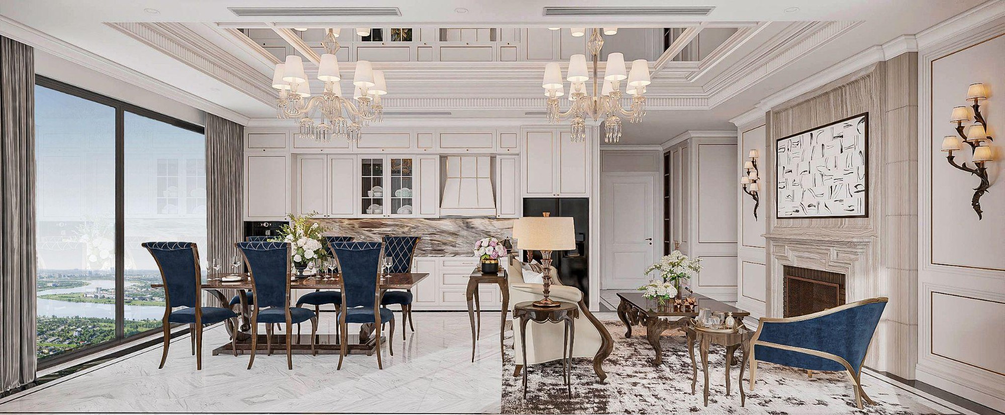 Soi kỹ nội thất cao cấp nhập khẩu ch&acirc;u &Acirc;u của căn hộ kho&aacute;ng n&oacute;ng Alumi- Ảnh 2.