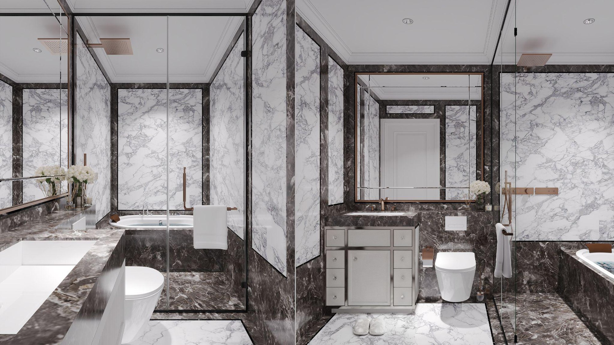 Soi kỹ nội thất cao cấp nhập khẩu ch&acirc;u &Acirc;u của căn hộ kho&aacute;ng n&oacute;ng Alumi- Ảnh 3.