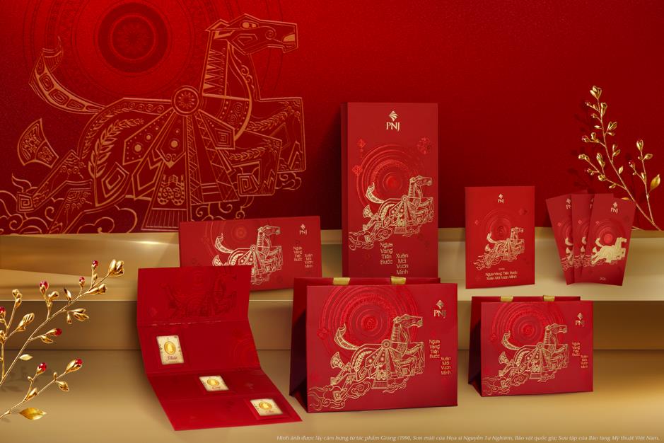 Ngựa v&agrave;ng tiến bước: Khi tinh thần &ldquo;Gi&oacute;ng&rdquo; hiện diện trong thiết kế Xu&acirc;n 2026 của PNJ- Ảnh 3.