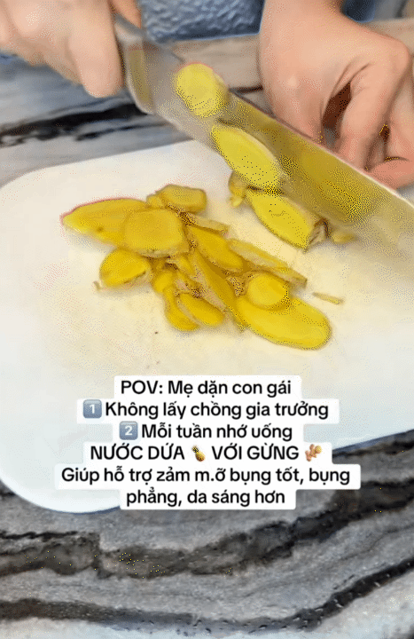 Kh&ocirc;ng cần mỹ phẩm đắt tiền, mẹ U60 chỉ con g&aacute;i uống loại nước n&agrave;y mỗi tuần: Giảm mỡ bụng, da s&aacute;ng mịn thấy r&otilde;- Ảnh 4.