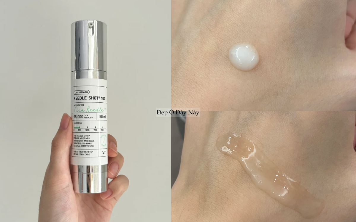 Serum vi kim: B&ocirc;i l&ecirc;n l&agrave; thấy ch&acirc;m ch&iacute;ch nhẹ, da cải thiện thấy r&otilde; nhưng cần thời gian l&agrave;m quen- Ảnh 3.