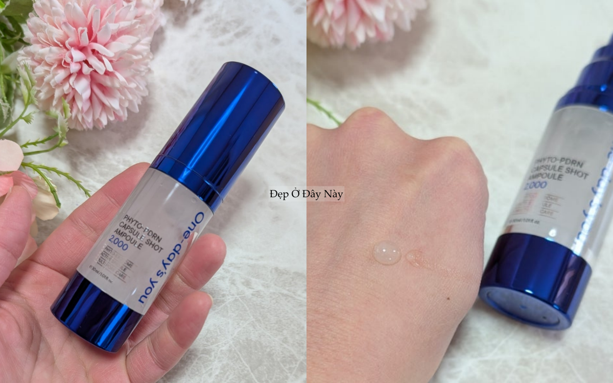 Serum vi kim: B&ocirc;i l&ecirc;n l&agrave; thấy ch&acirc;m ch&iacute;ch nhẹ, da cải thiện thấy r&otilde; nhưng cần thời gian l&agrave;m quen- Ảnh 4.