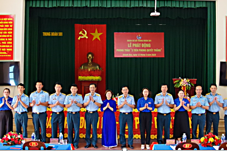 Đo&agrave;n Cơ sở Trung đo&agrave;n 591 ph&aacute;t động phong tr&agrave;o thi đua &ldquo;3 Ti&ecirc;n phong quyết thắng&rdquo; - Ảnh 1.