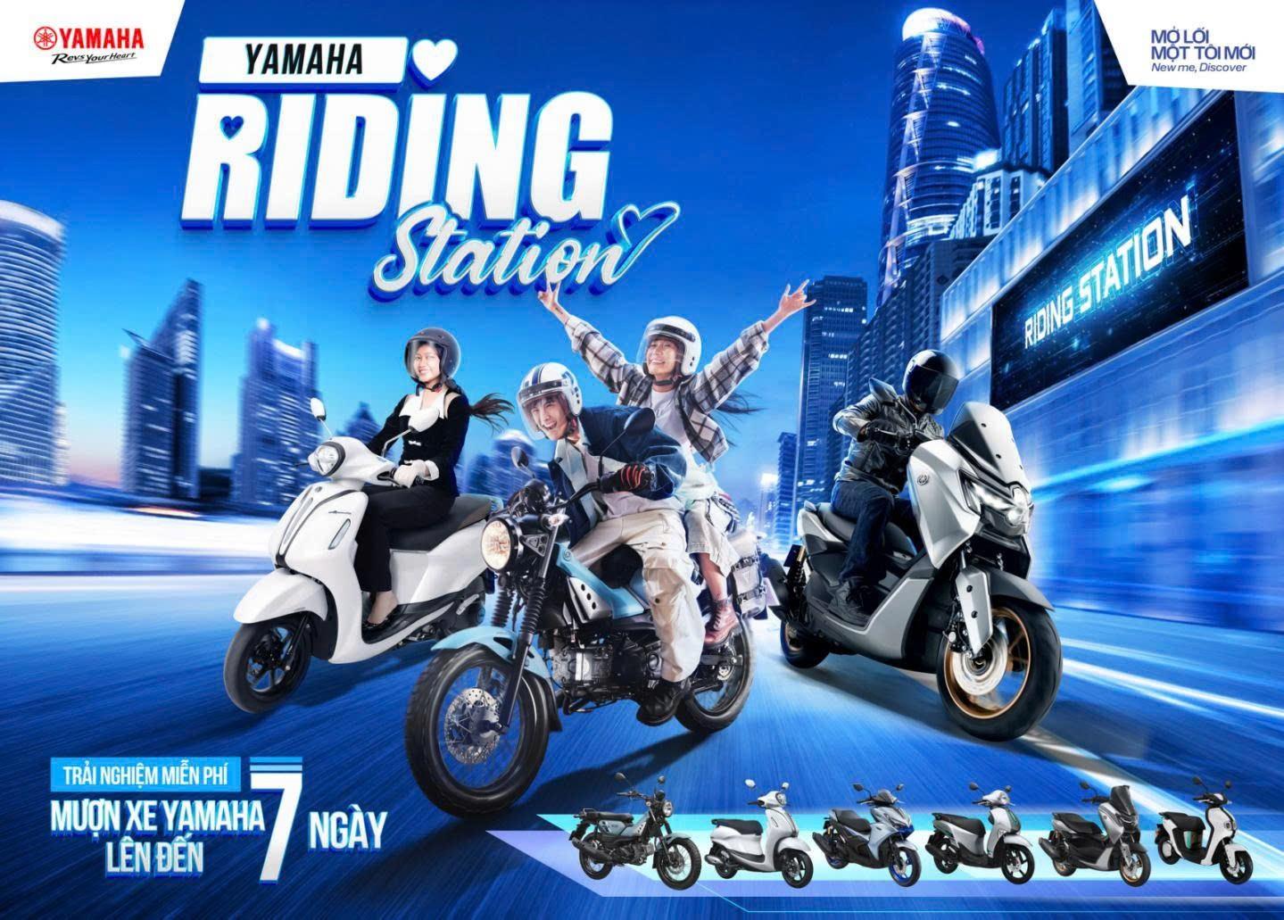 Trải nghiệm xe Yamaha miễn ph&iacute; l&ecirc;n đến 7 ng&agrave;y tại Riding Station 2026 - Ảnh 1.