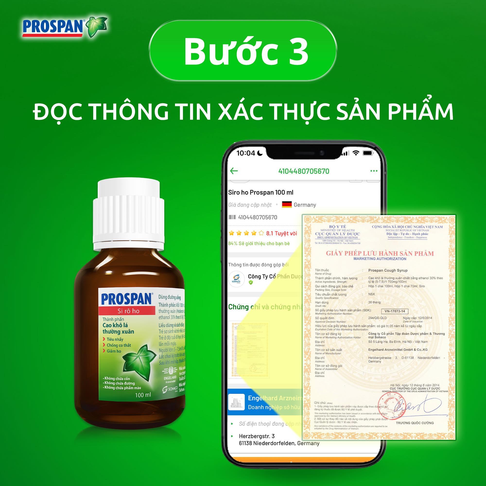 1 ph&uacute;t nhận biết Prospan ch&iacute;nh h&atilde;ng để mẹ y&ecirc;n t&acirc;m cho b&eacute; y&ecirc;u sử dụng - Ảnh 5.
