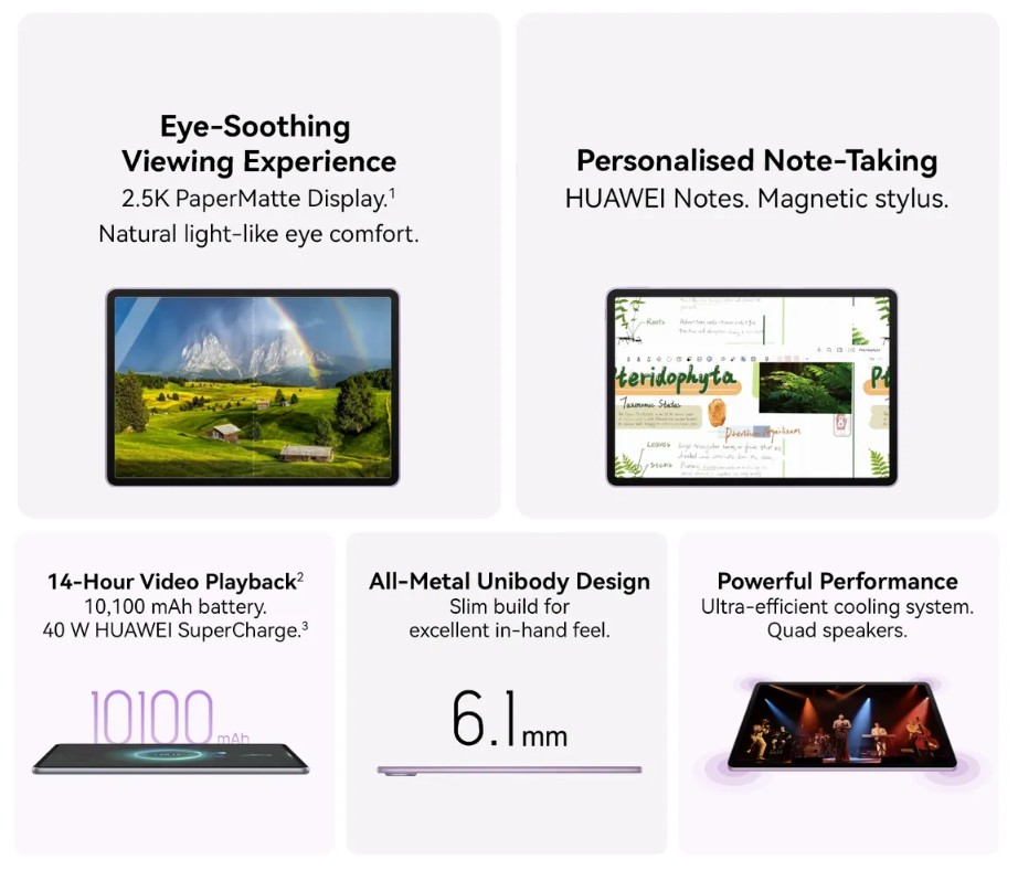 Huawei trở lại thị trường máy tính bảng Ấn Độ với MatePad 11.5 PaperMatte Edition 2025 và MatePad SE 11 inch- Ảnh 2. Huawei trở lại thị trường máy tính bảng Ấn Độ với MatePad 11.5 PaperMatte Edition 2025 và MatePad SE 11 inch- Ảnh 2.