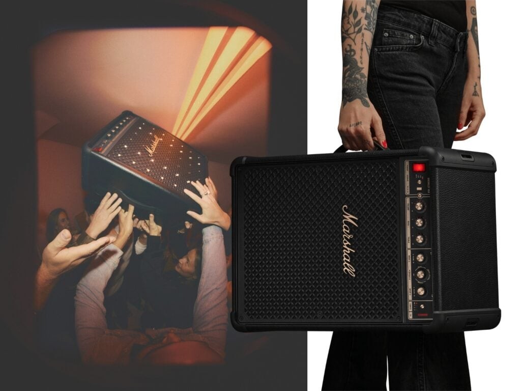 Marshall Bromley 450 tr&igrave;nh l&agrave;ng: loa tiệc nhỏ gọn, pin hơn 40 giờ, gi&aacute; gần 20 triệu đồng - Ảnh 1.