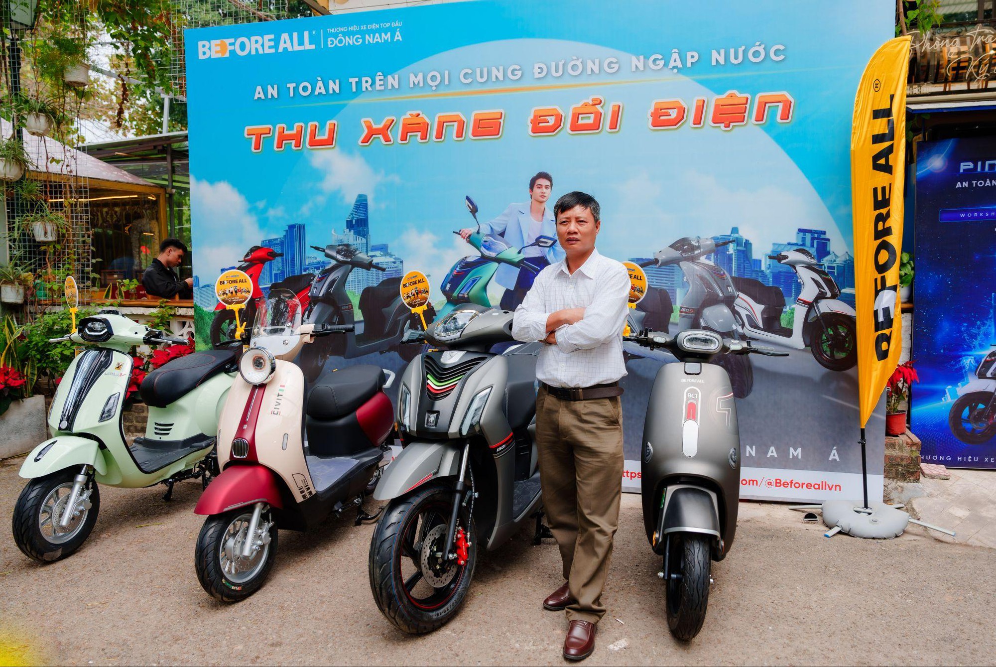 Before All khẳng định vị thế c&ocirc;ng nghệ xe điện Việt, c&ocirc;ng bố chiến dịch "Thu xăng &ndash; Đổi điện"- Ảnh 4.