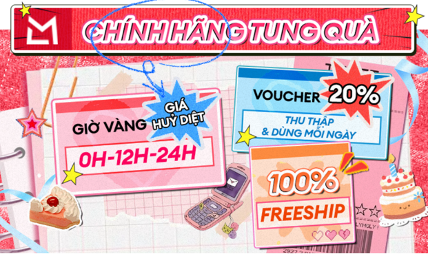 Sinh nhật Lazada 14 tuổi ai cũng c&oacute; qu&agrave;: "Cơn lốc" voucher 14 triệu đổ bộ, b&iacute; k&iacute;p săn h&agrave;ng hiệu TMALL - Gmarket rẻ "hết nước chấm", deal mua 1 tặng 1, voucher đến 50% - Ảnh 2.