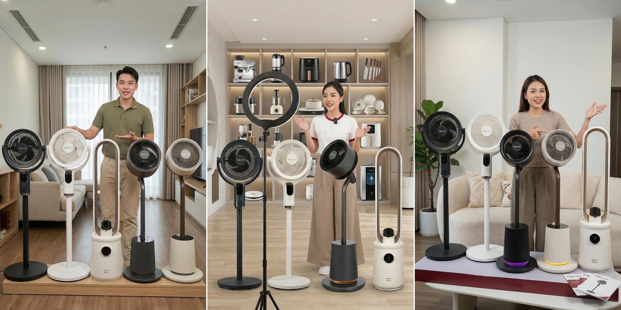 5 c&ocirc;ng nghệ trong 1: Quạt giọng n&oacute;i FujiHOME BF15, CFR Series đang l&agrave; xu hướng h&egrave; 2026 - Ảnh 1.