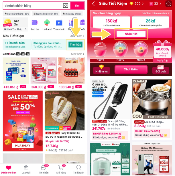 Sinh nhật Lazada 14 tuổi ai cũng c&oacute; qu&agrave;: "Cơn lốc" voucher 14 triệu đổ bộ, b&iacute; k&iacute;p săn h&agrave;ng hiệu TMALL - Gmarket rẻ "hết nước chấm", deal mua 1 tặng 1, voucher đến 50% - Ảnh 7.