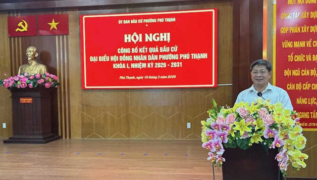 Phường Ph&uacute; Thạnh: tổ chức th&agrave;nh c&ocirc;ng cuộc bầu cử đại biểu Quốc hội kh&oacute;a XVI v&agrave; HĐND c&aacute;c cấp nhiệm kỳ 2026 &ndash; 2031 - Ảnh 4.