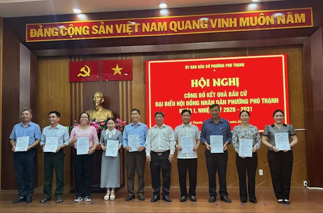 Phường Ph&uacute; Thạnh: tổ chức th&agrave;nh c&ocirc;ng cuộc bầu cử đại biểu Quốc hội kh&oacute;a XVI v&agrave; HĐND c&aacute;c cấp nhiệm kỳ 2026 &ndash; 2031 - Ảnh 5.