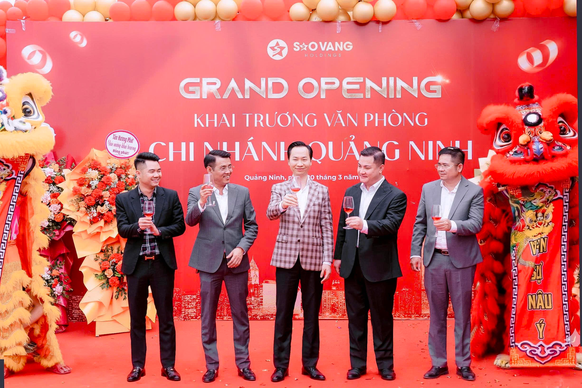 Sao V&agrave;ng Holdings khai trương văn ph&ograve;ng chi nh&aacute;nh mới tại Quảng Ninh- Ảnh 1.