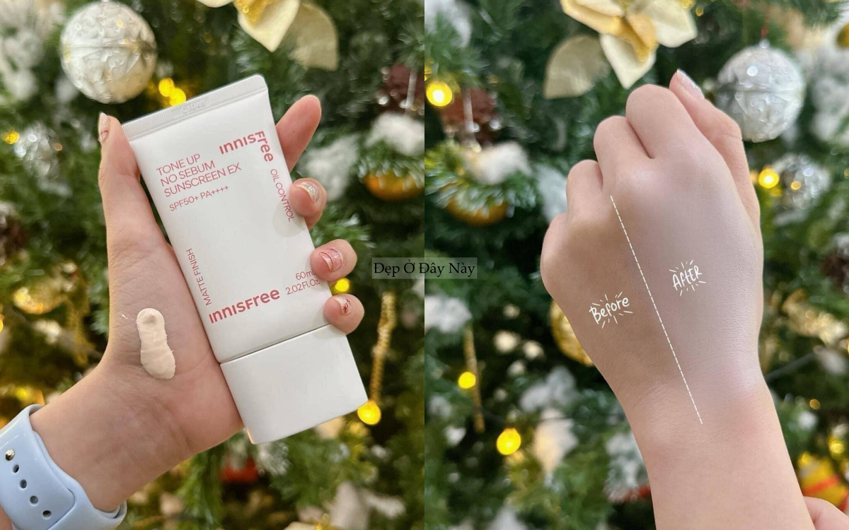 Da đẹp ngay sau khi thoa: 5 kem chống nắng nâng tông đều màu mà không bết dính, bóng nhờn- Ảnh 4. Da đẹp ngay sau khi thoa: 5 kem chống nắng nâng tông đều màu mà không bết dính, bóng nhờn- Ảnh 4.