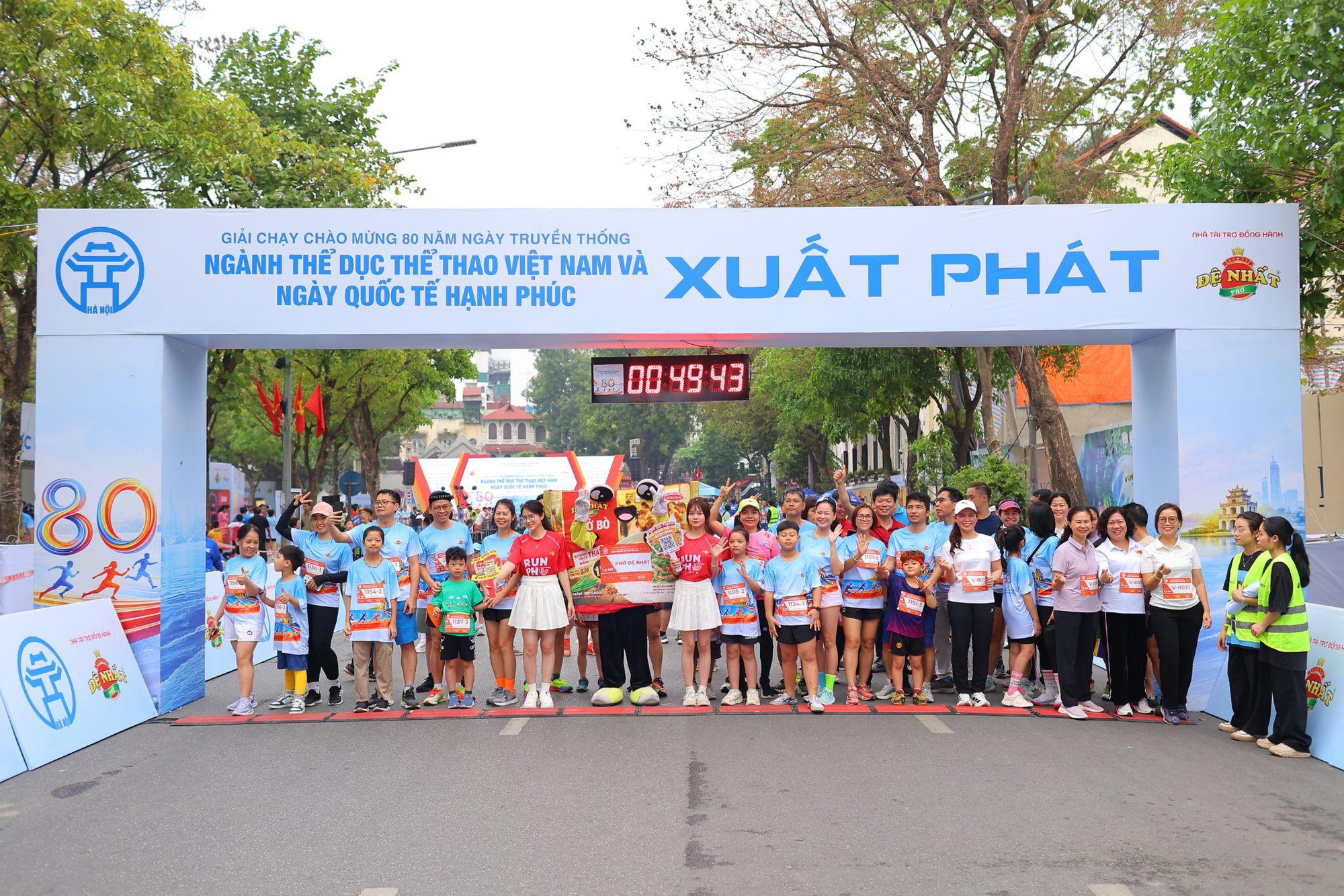 Dấu ấn Phở Đệ Nhất tại giải chạy 80 năm ng&agrave;nh Thể dục Thể thao- Ảnh 2.