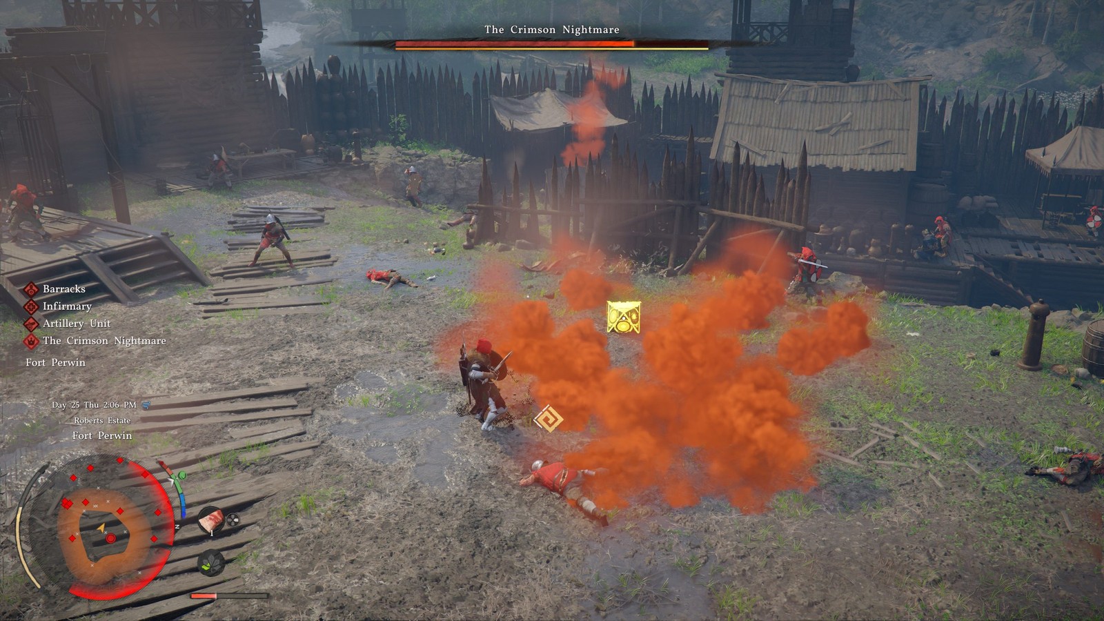 Hướng dẫn đánh Crimson Nightmare và cách vô hiệu hóa màn sương đỏ trong Crimson Desert - Ảnh 4.