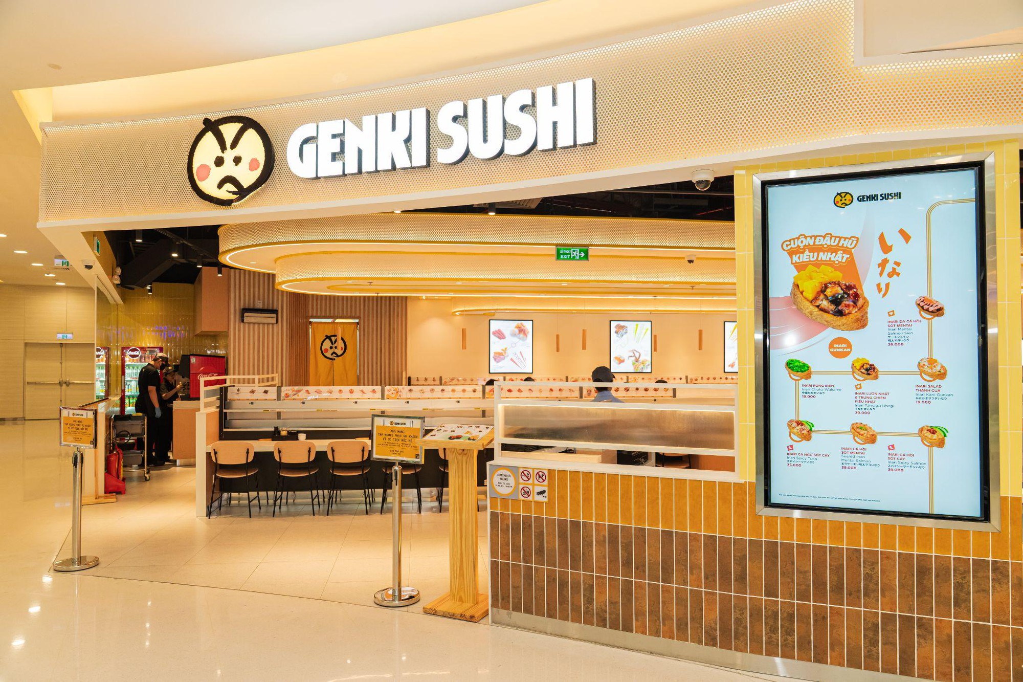 Genki Sushi tăng tốc tại Việt Nam: T&agrave;u Kousoku &ldquo;v&agrave;o ga&rdquo; Crescent Mall - Ảnh 1.