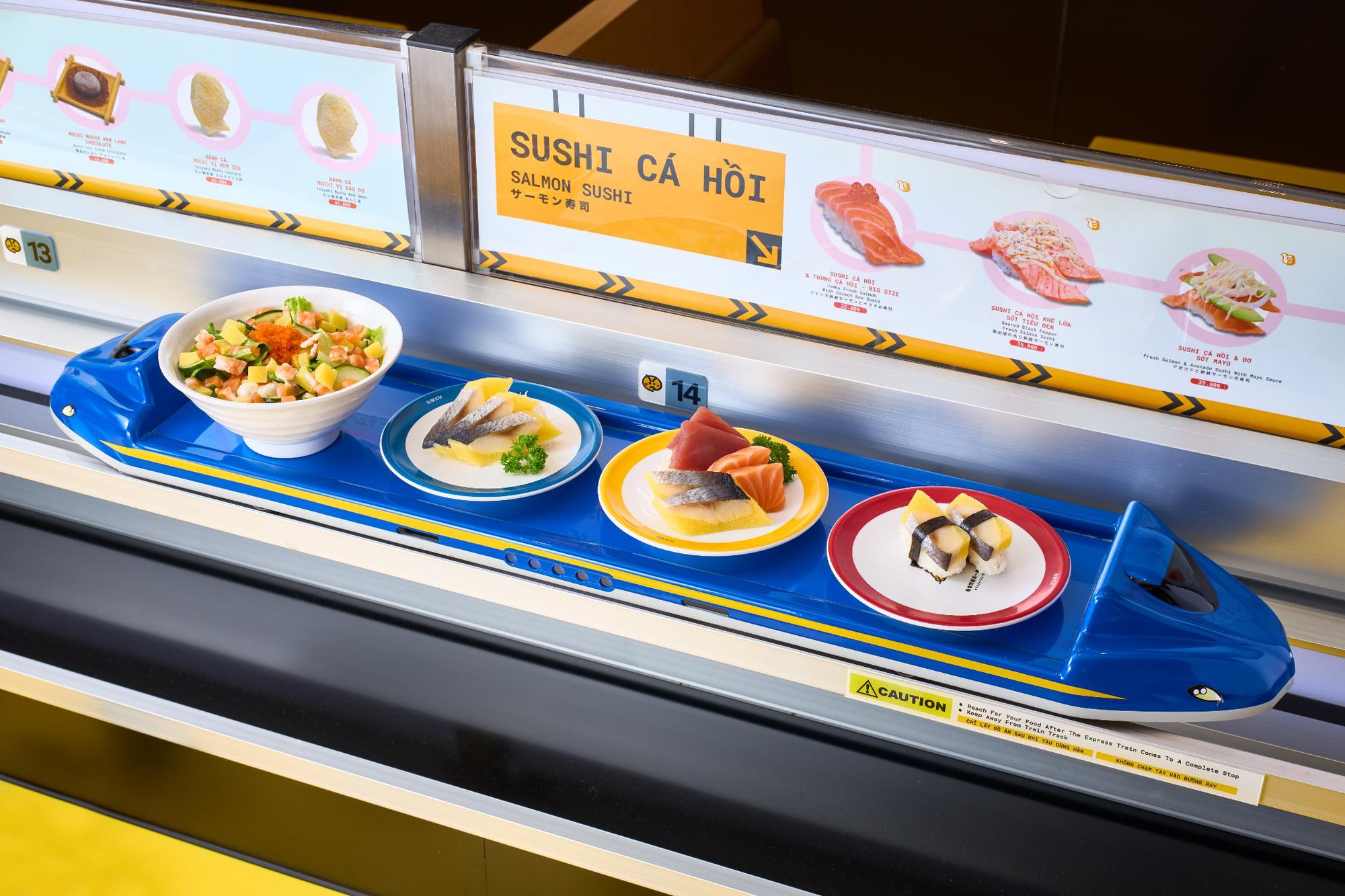 Genki Sushi tăng tốc tại Việt Nam: T&agrave;u Kousoku &ldquo;v&agrave;o ga&rdquo; Crescent Mall - Ảnh 4.