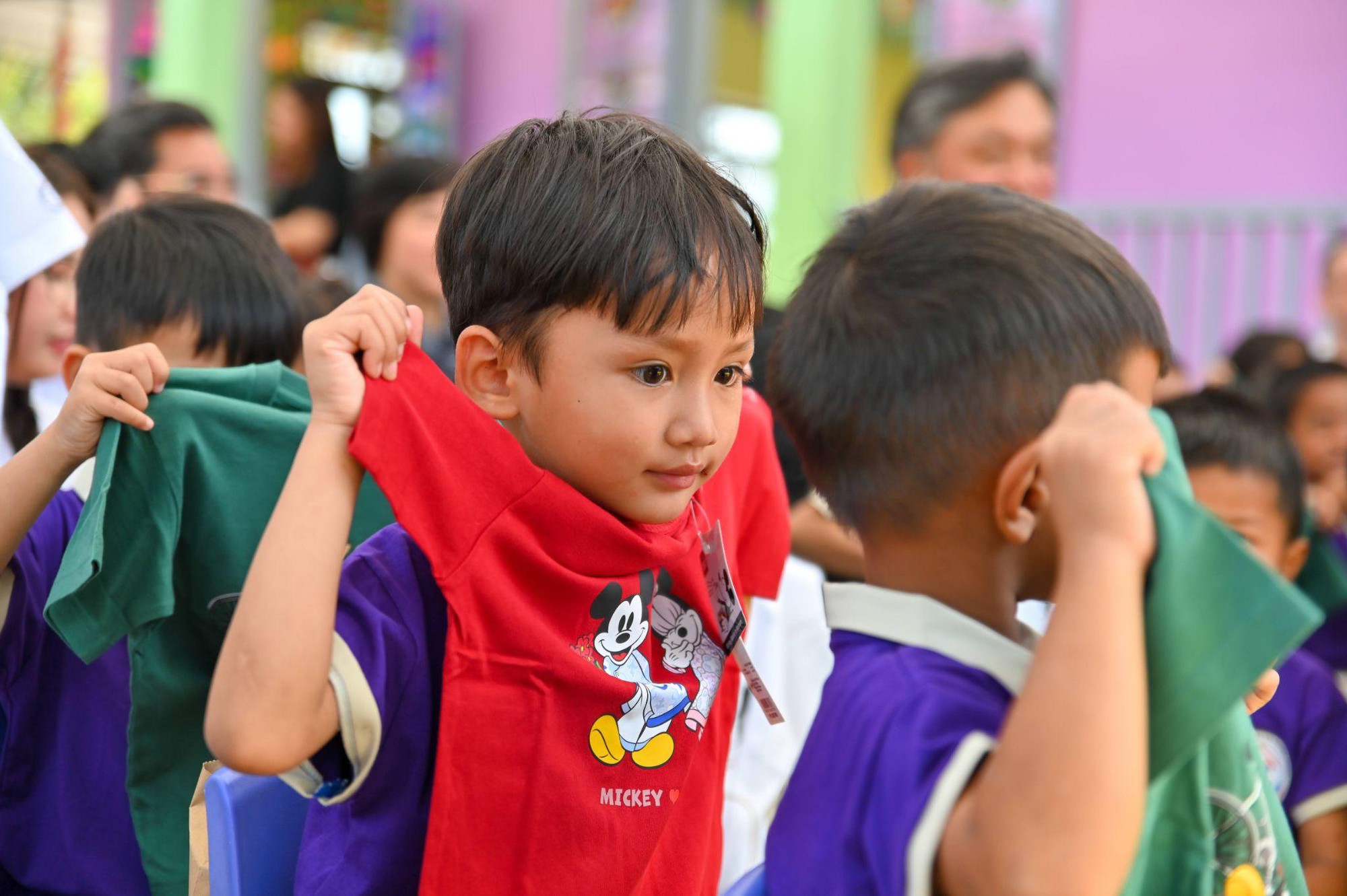 UNIQLO Việt Nam v&agrave; Quỹ Hy Vọng kh&aacute;nh th&agrave;nh điểm trường th&ocirc;n Phước C&ocirc;ng 2, trường mẫu gi&aacute;o Phước Ch&aacute;nh - Ảnh 3.