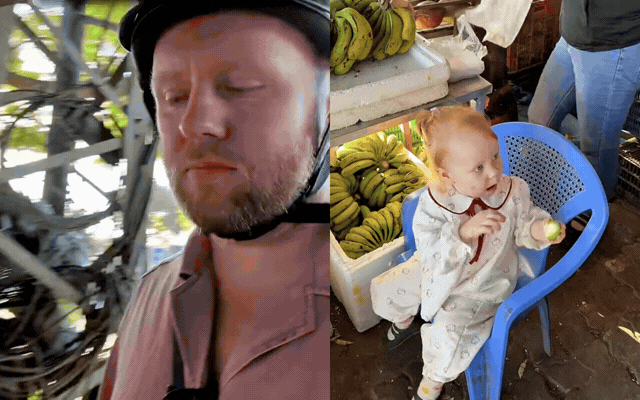 Em bé Tây đi chợ ở Đà Nẵng hút 2 triệu view: Danh tính bất ngờ! - Ảnh 1.