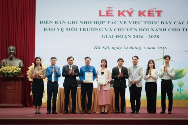 Quỹ V&igrave; tương lai xanh c&ugrave;ng Đo&agrave;n Thanh ni&ecirc;n Bộ N&ocirc;ng nghiệp & M&ocirc;i trường chung tay th&uacute;c đẩy s&aacute;ng kiến xanh - Ảnh 1.
