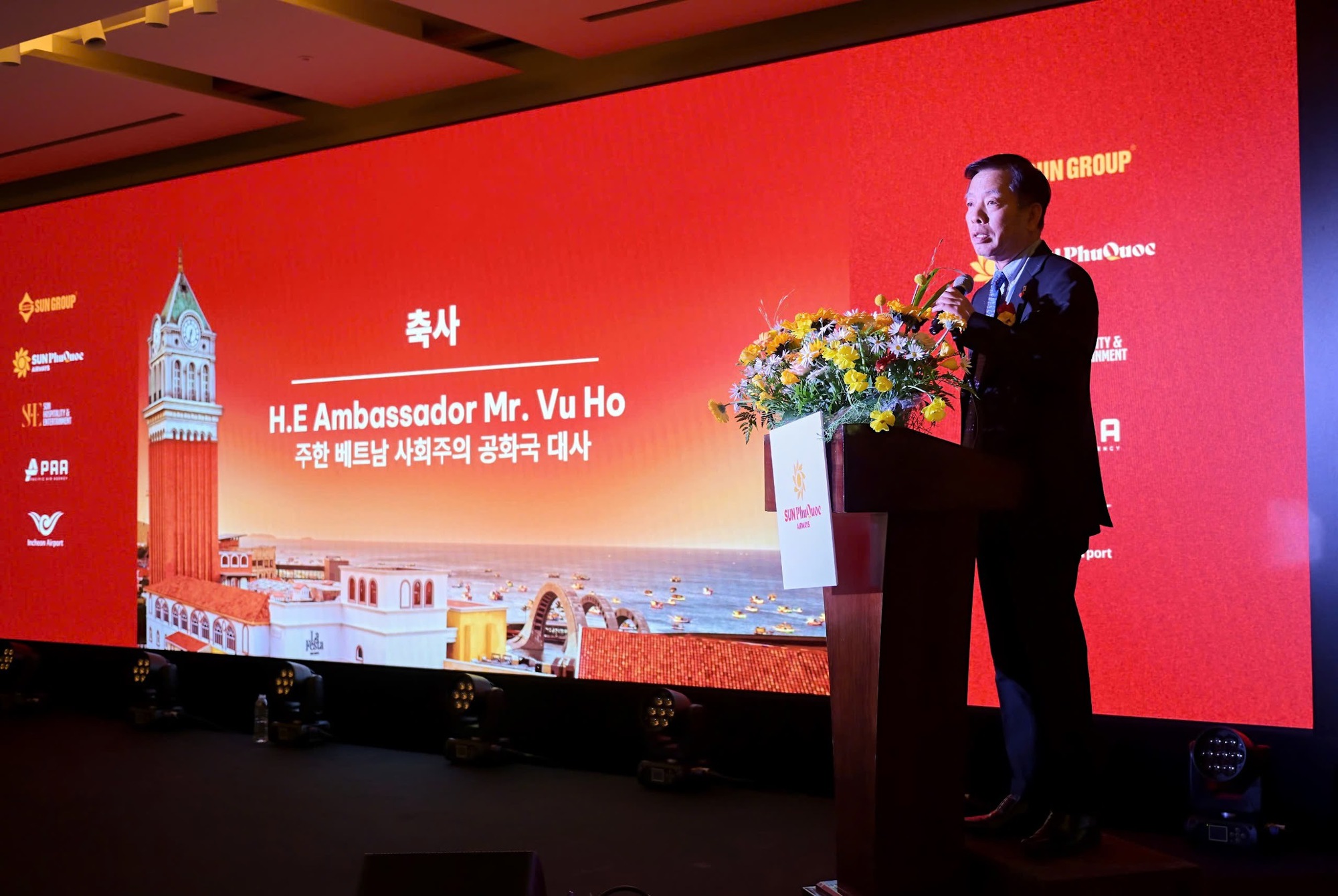 Sun PhuQuoc Airways ra mắt đại l&yacute; tại H&agrave;n Quốc, sẵn s&agrave;ng cất c&aacute;nh hai đường bay trong năm 2026- Ảnh 1.