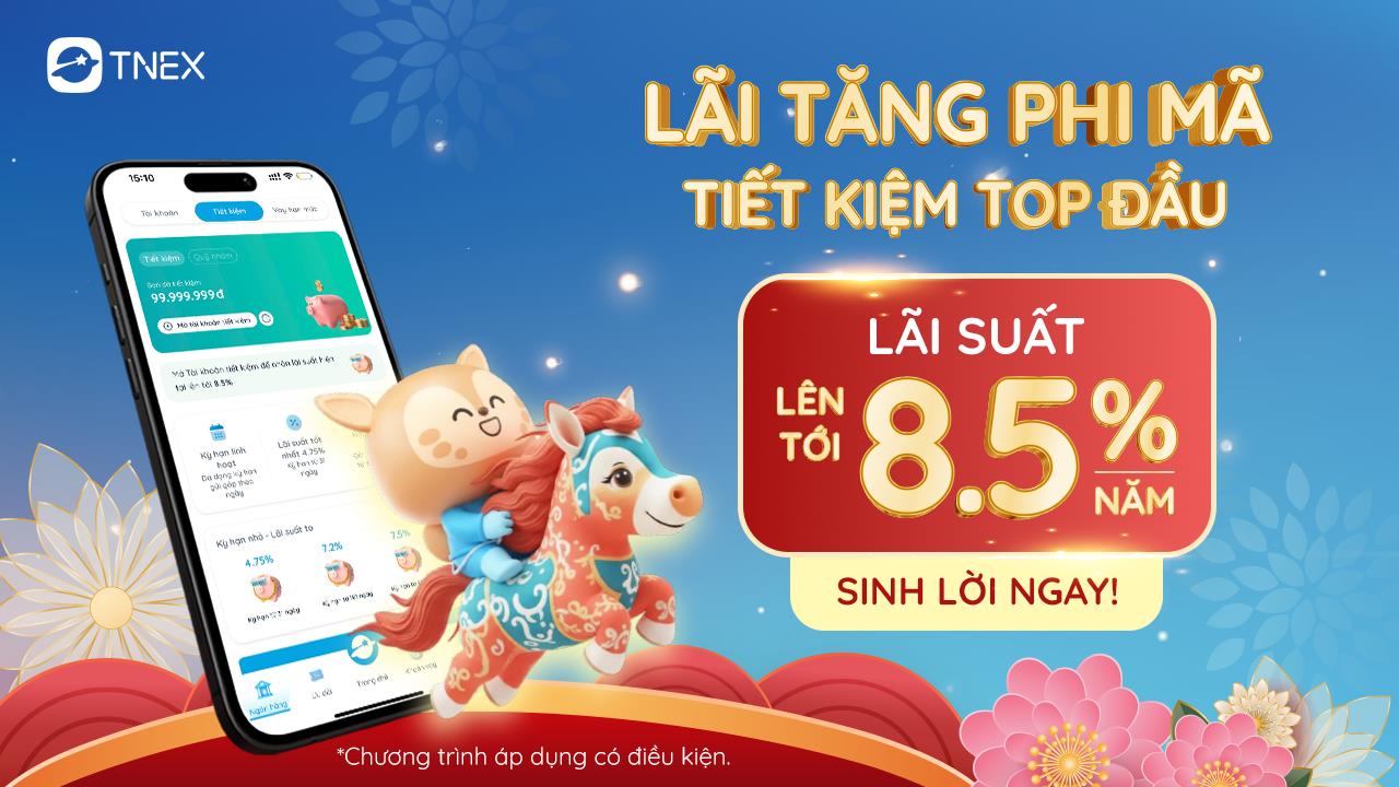 L&atilde;i tiết kiệm online l&ecirc;n đỉnh 8,5%/năm, kh&ocirc;ng cần gửi tiền tỷ - Ảnh 1.